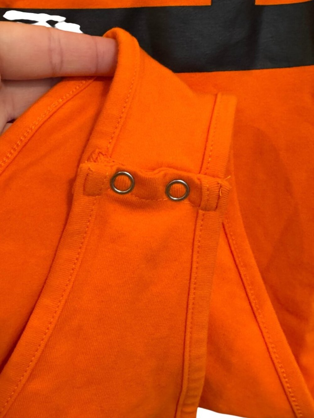 Orange Space Explorer Costume Bodysuit Chemistry Brand XL - Picture 7 of 8